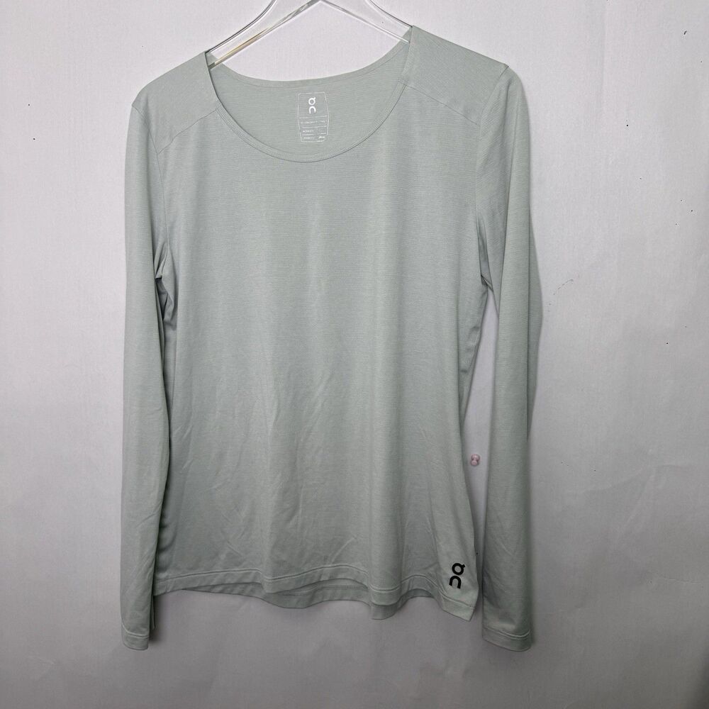 On Cloud Shirt Womens Large Performance Long Sleeve Light Gray Athletic Running